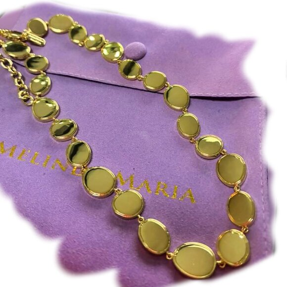 Melinda Maria She is A Natural Infinity Necklace in Gold - Picture 1 of 4